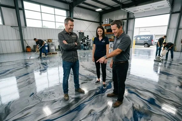 Decorative Quartz, Metallic Epoxy & Commercial Floor Systems in Kuala Lumpur after