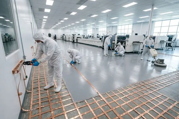 ANSI/ESD S20.20 Static Control Flooring for Kuala Lumpur Electronics & Cleanroom Facilities project 1