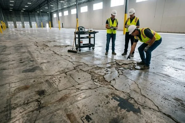 Concrete & Joint Repair for Kuala Lumpur Industrial Floors before