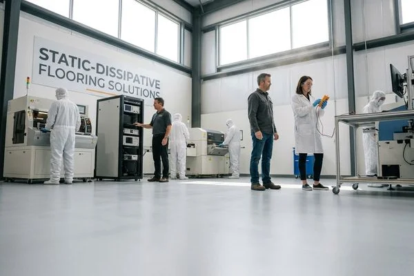 ANSI/ESD S20.20 Static Control Flooring for Kuala Lumpur Electronics & Cleanroom Facilities project 3