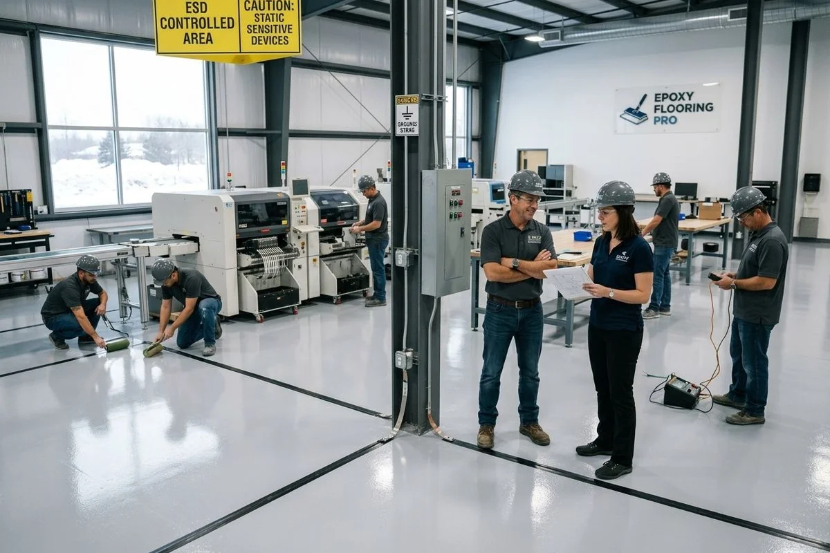 ANSI/ESD S20.20 Static Control Flooring for Kuala Lumpur Electronics & Cleanroom Facilities