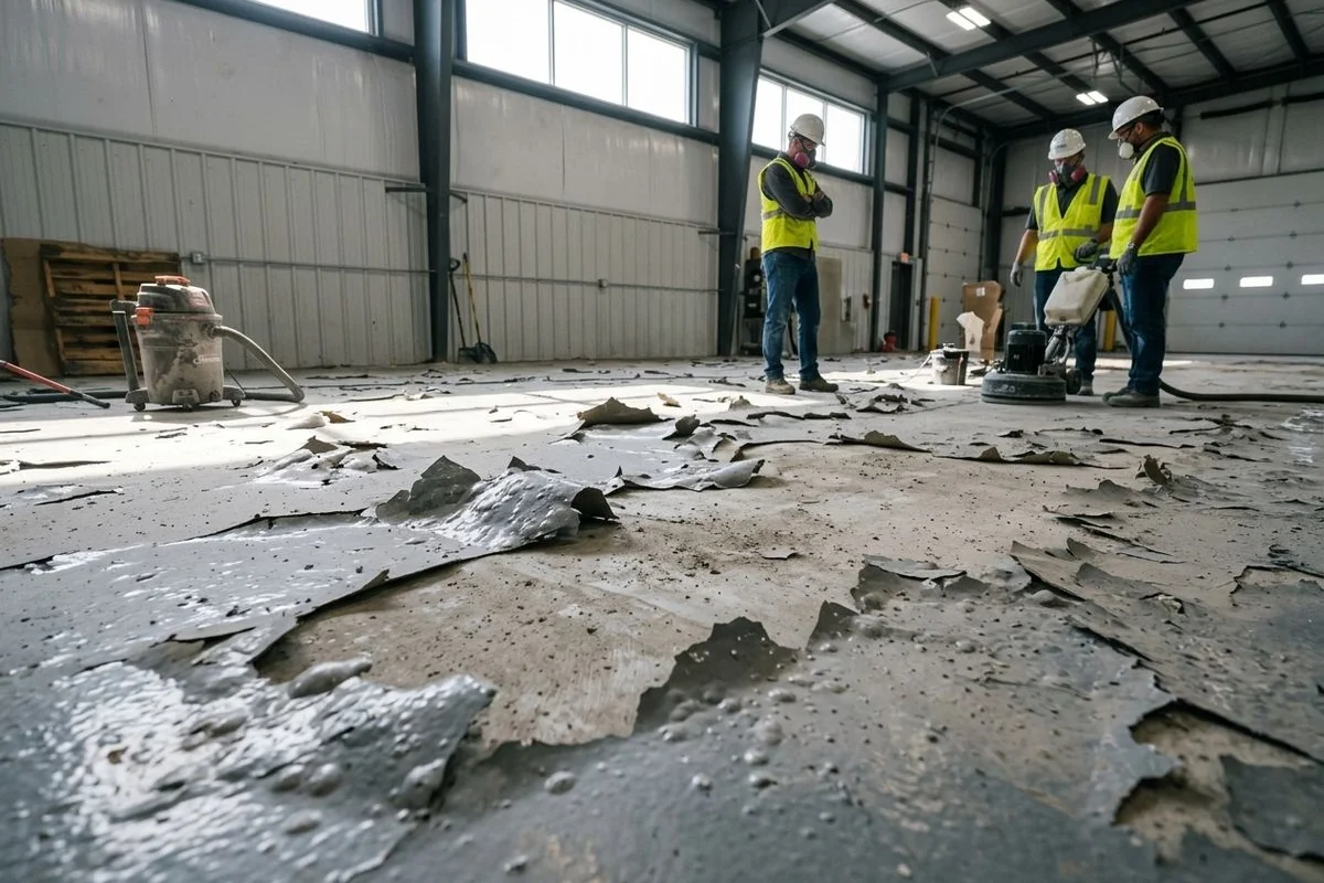 Peeling, Blistering & Delaminating Floor Coating Repair in Kuala Lumpur